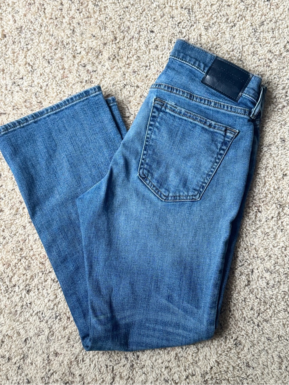 Abercrombie & Fitch bootcut stretch fit blue Jeans men’s 28x28
